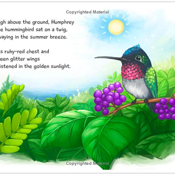 Humphrey the Lazy Hummingbird (Children''s Book) - Master