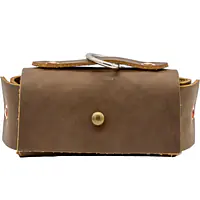 The Pooparazzi Pouch - Leather Dog Poop Bag Carrier - Master