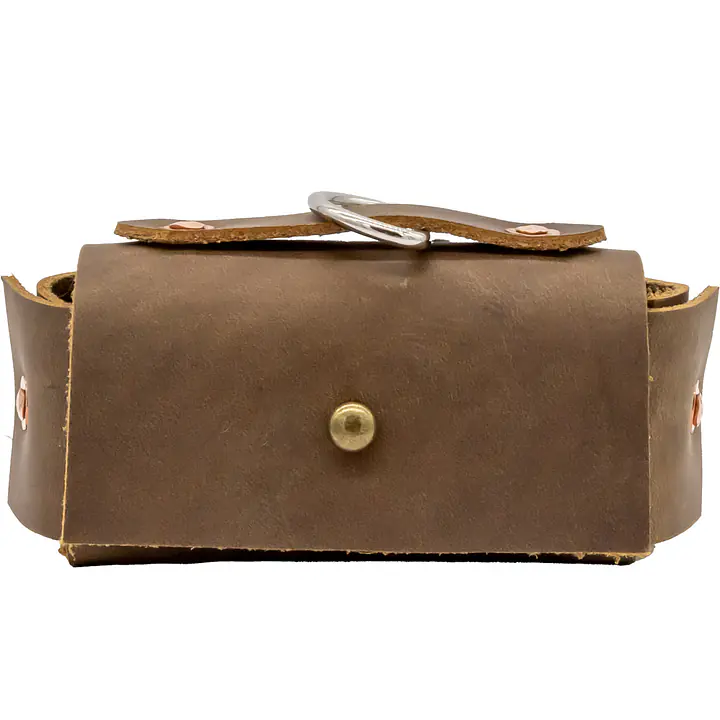 The Pooparazzi Pouch - Leather Dog Poop Bag Carrier - Master