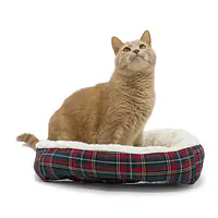 Handmade Flannel & Fleece Cat Bed - Master