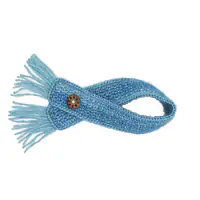 The WoofWrap Button Scarf - Blue or White - Master